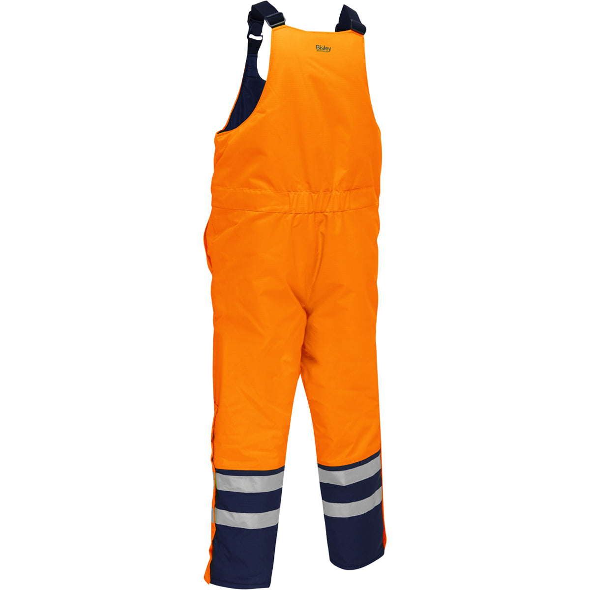 Bisley 318M6452T Class E Extreme Cold Bib Overall, Orange/Navy, back
