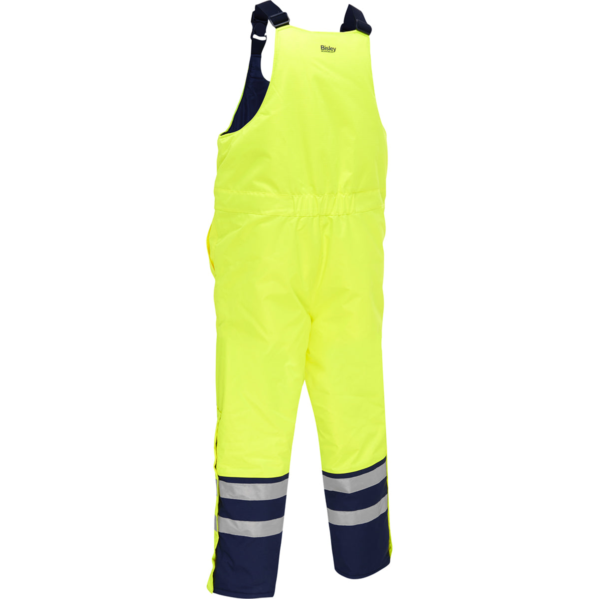 Bisley 318M6452T Bib Overall, lime/navy, back