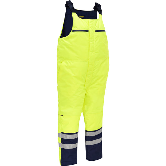 Bisley 318M6452T Bib Overall, lime/navy, front