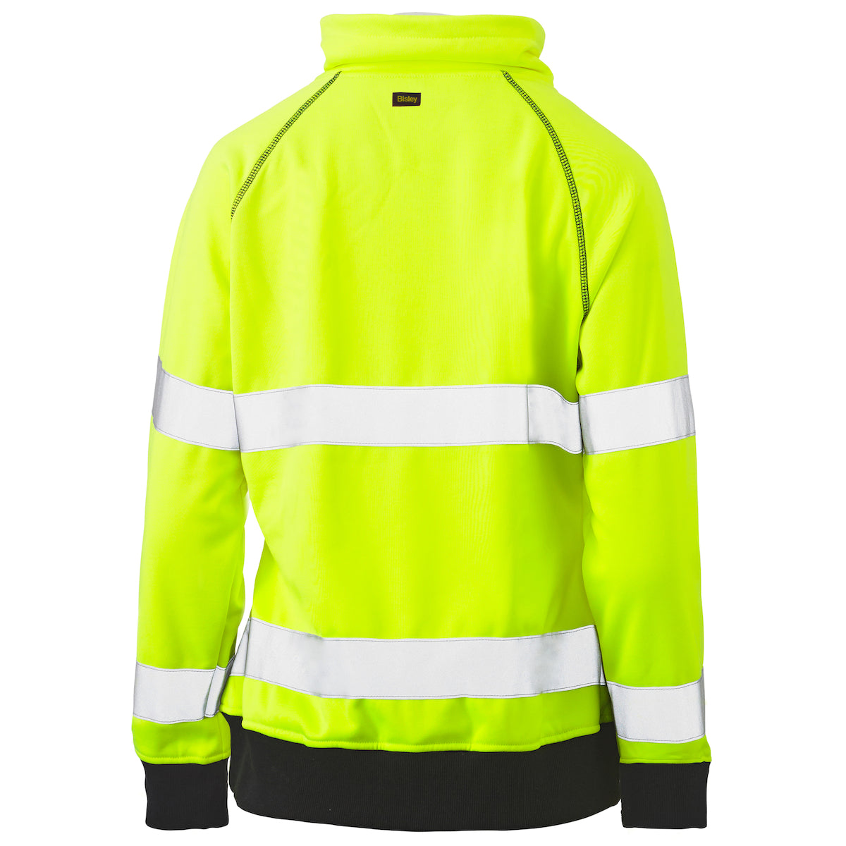 Bisley 323W6818T Class 2 Women's Fleece Sweatshirt, Lime, back