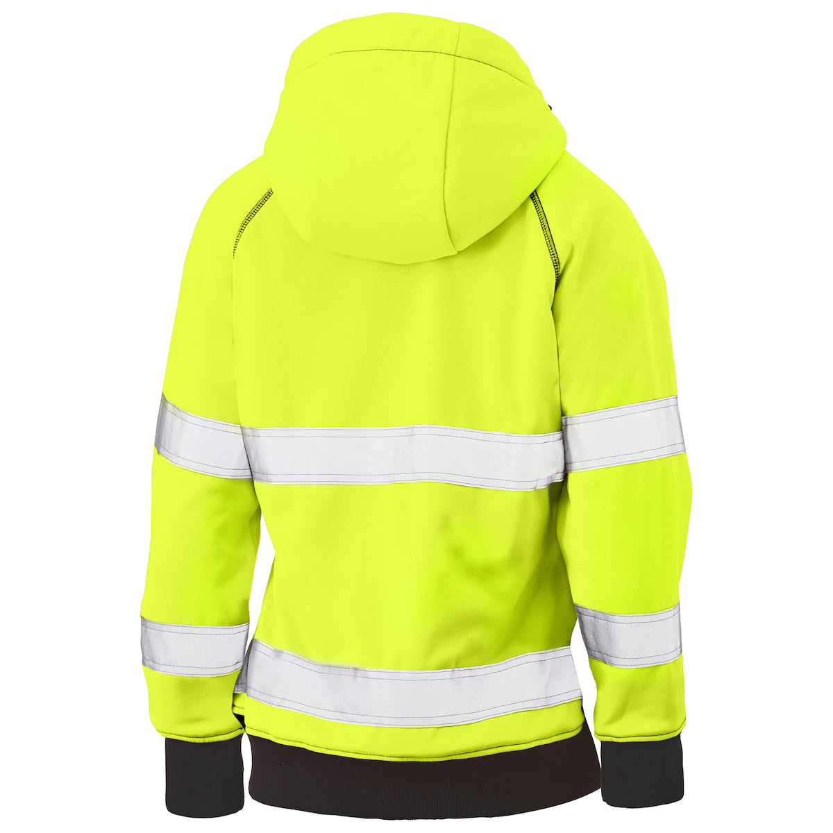 Bisley 323W6819T Class 2 Women's Full Zip Hooded Sweatshirt, Lime, back