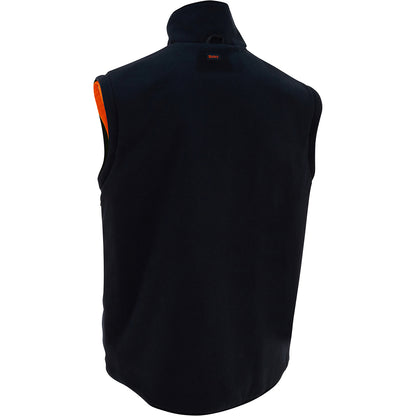 Bisley 333M6375H Class 3 Ripstop 5-in-1 Jacket, Orange, back 5