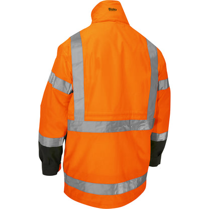 Bisley 333M6375H Class 3 Ripstop 5-in-1 Jacket, Orange, back