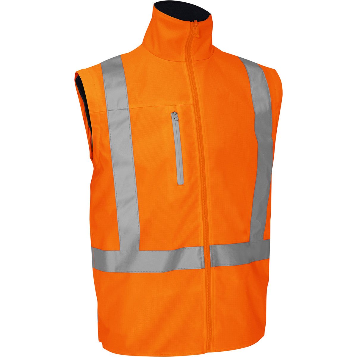 Bisley 333M6375H Class 3 Ripstop 5-in-1 Jacket, Orange, front 3