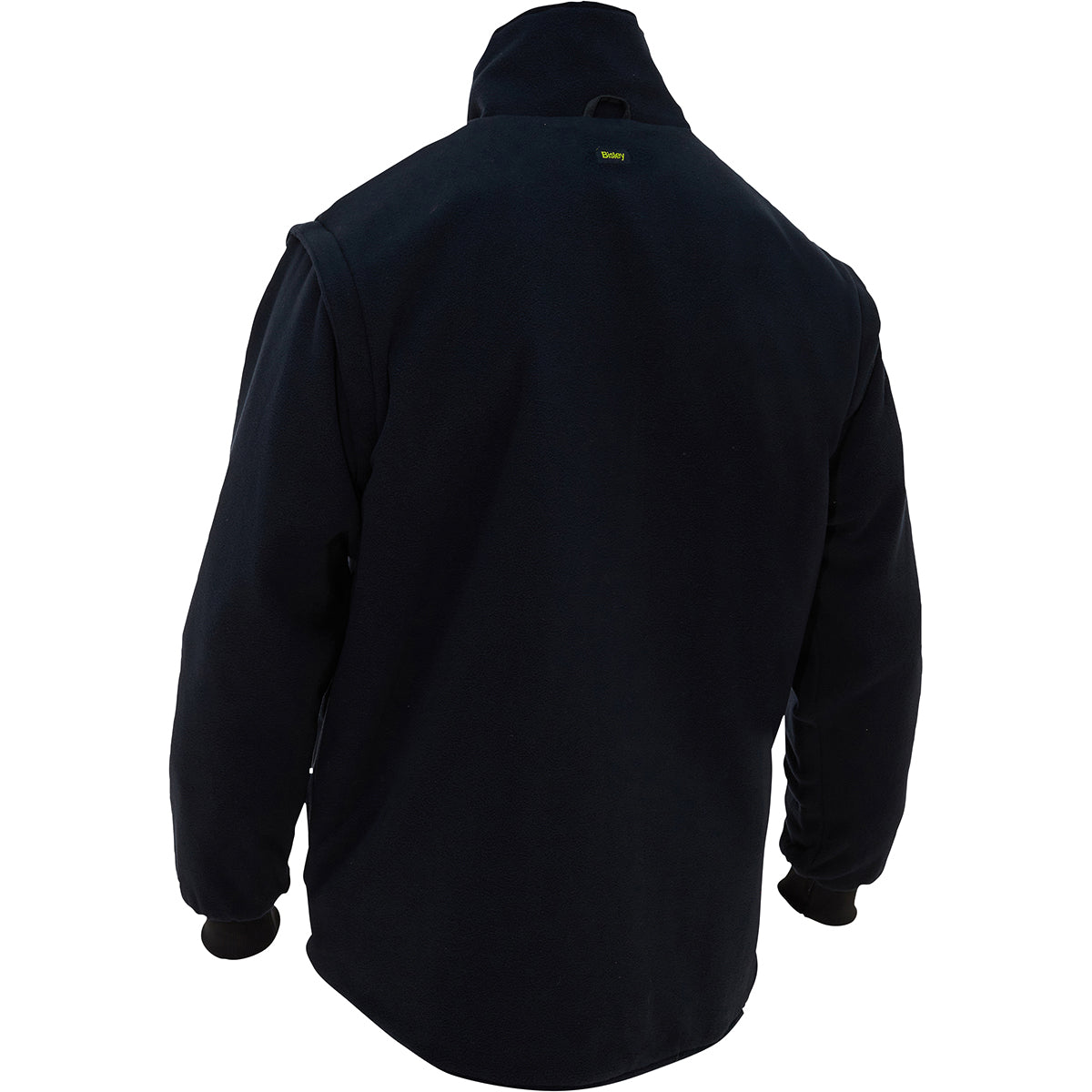 Bisley 333M6375H Class 3 Ripstop 5-in-1 Jacket, Lime, back 4