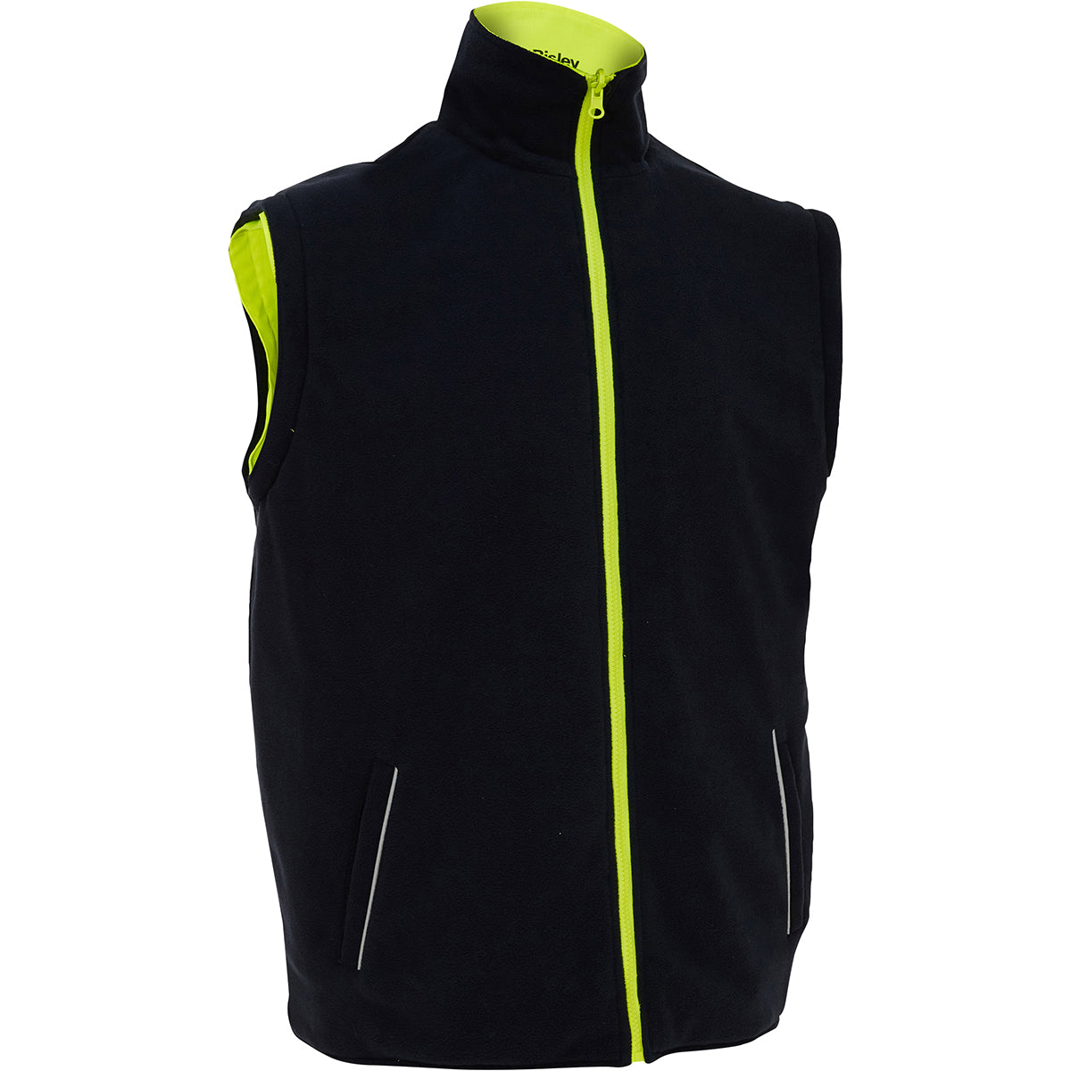 Bisley 333M6375H Class 3 Ripstop 5-in-1 Jacket, Lime, front 5