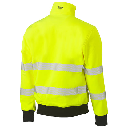 Bisley 333M6979T Class 3 Soft Shell Jacket, Lime, back