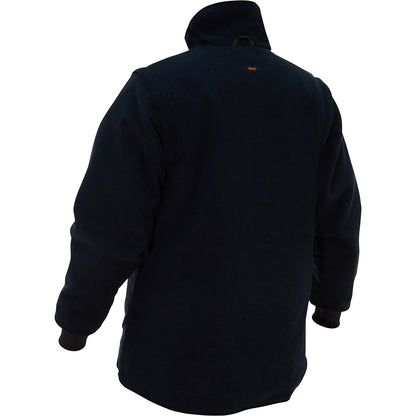 Bisley 333W6375H Class 3 Women's 5-in-1 Jacket, Orange, back 4