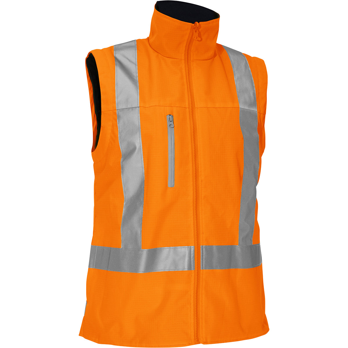 Bisley 333W6375H Class 3 Women's 5-in-1 Jacket, Orange, front 3