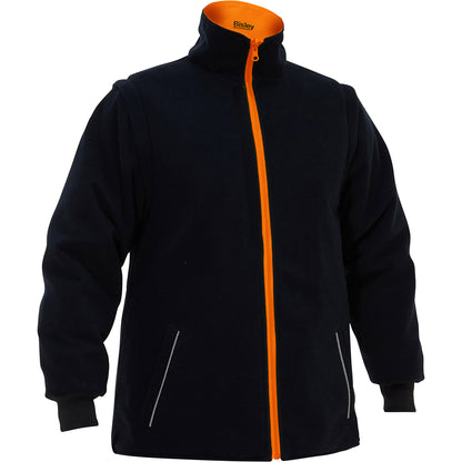 Bisley 333W6375H Class 3 Women's 5-in-1 Jacket, Orange, front 4