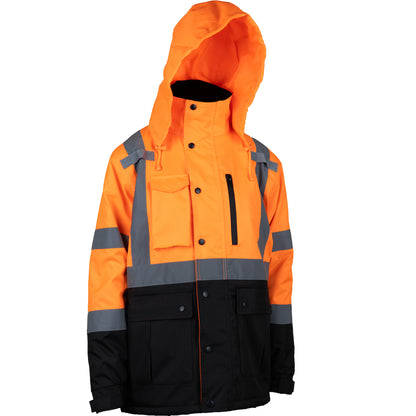PIP 343-1758W Class 3 Women's Value Coat, Lime, detail 6