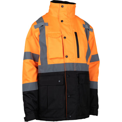 PIP 343-1758W Class 3 Women's Value Coat, Orange, detail 4