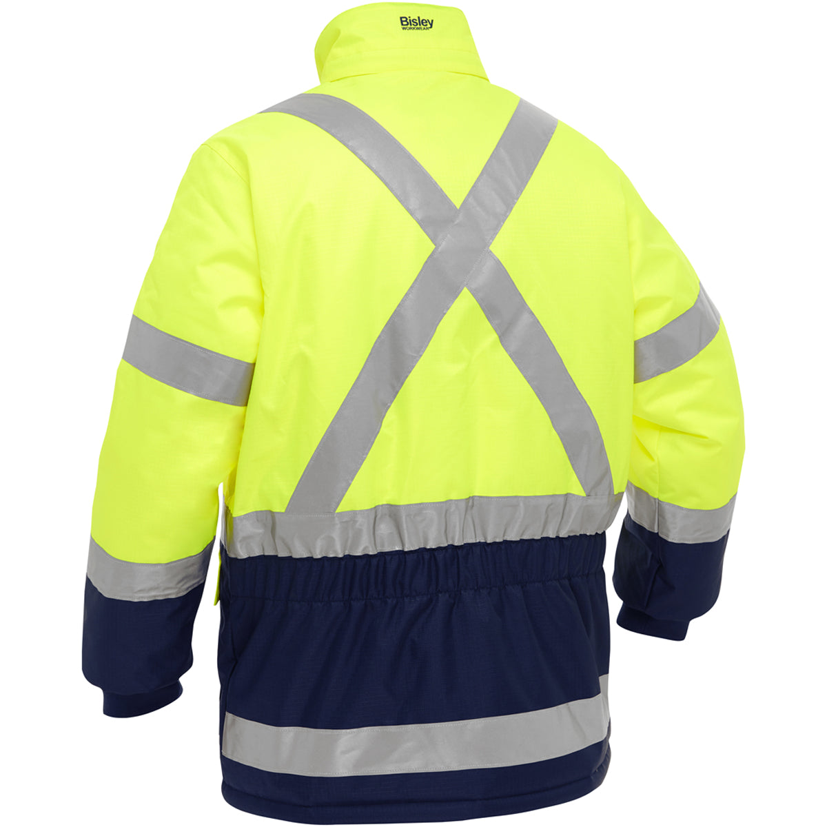 Bisley 343M6450X Class 3 Extreme Cold Jacket, Lime/Navy, back