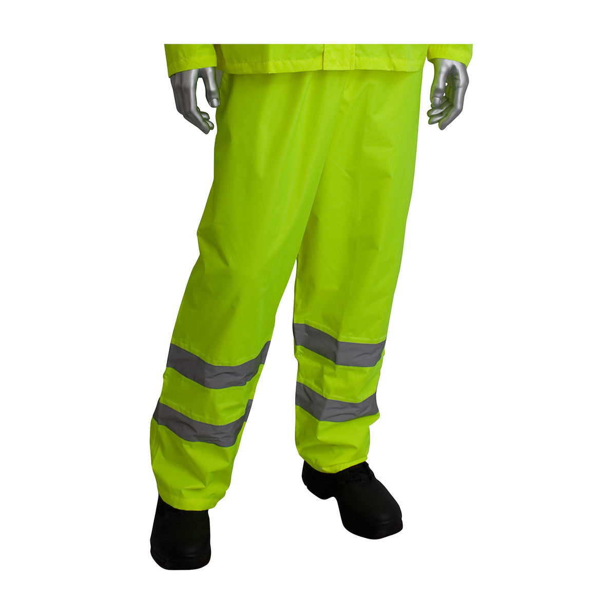 PIP 353-1000 Two-Piece Value Rainsuit Set, lime, alternate view