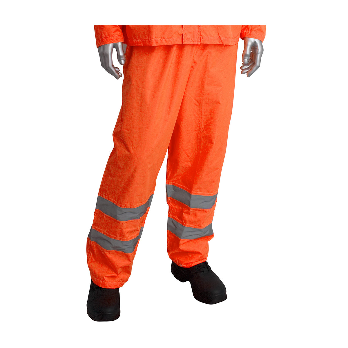 PIP 353-1000 Two-Piece Value Rainsuit Set, orange, alternate view