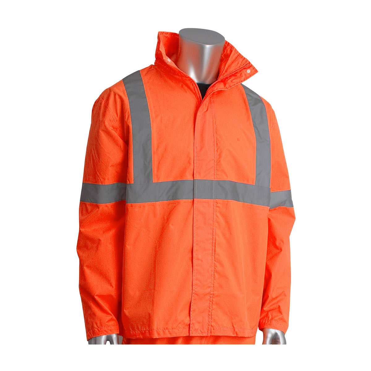 PIP 353-1000 Two-Piece Value Rainsuit Set, orange, alternate view
