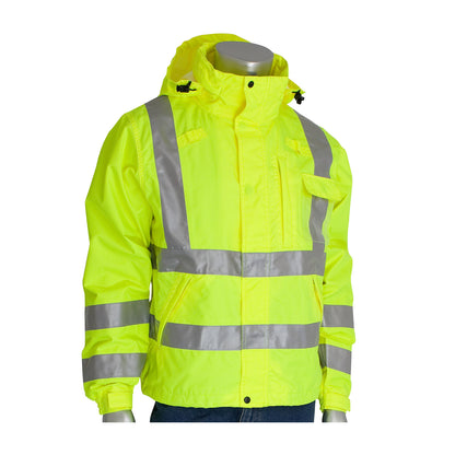 PIP 353-2000 Heavy-Duty Waterproof Breathable Jacket, lime, alternate view