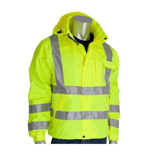 PIP 353-2000 Heavy-Duty Waterproof Breathable Jacket, lime, front