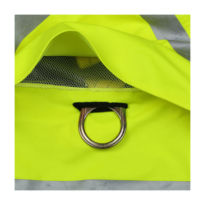 PIP 355-2500AR Heavy Duty Waterproof Breathable Jacket, lime, vented back with D-ring access