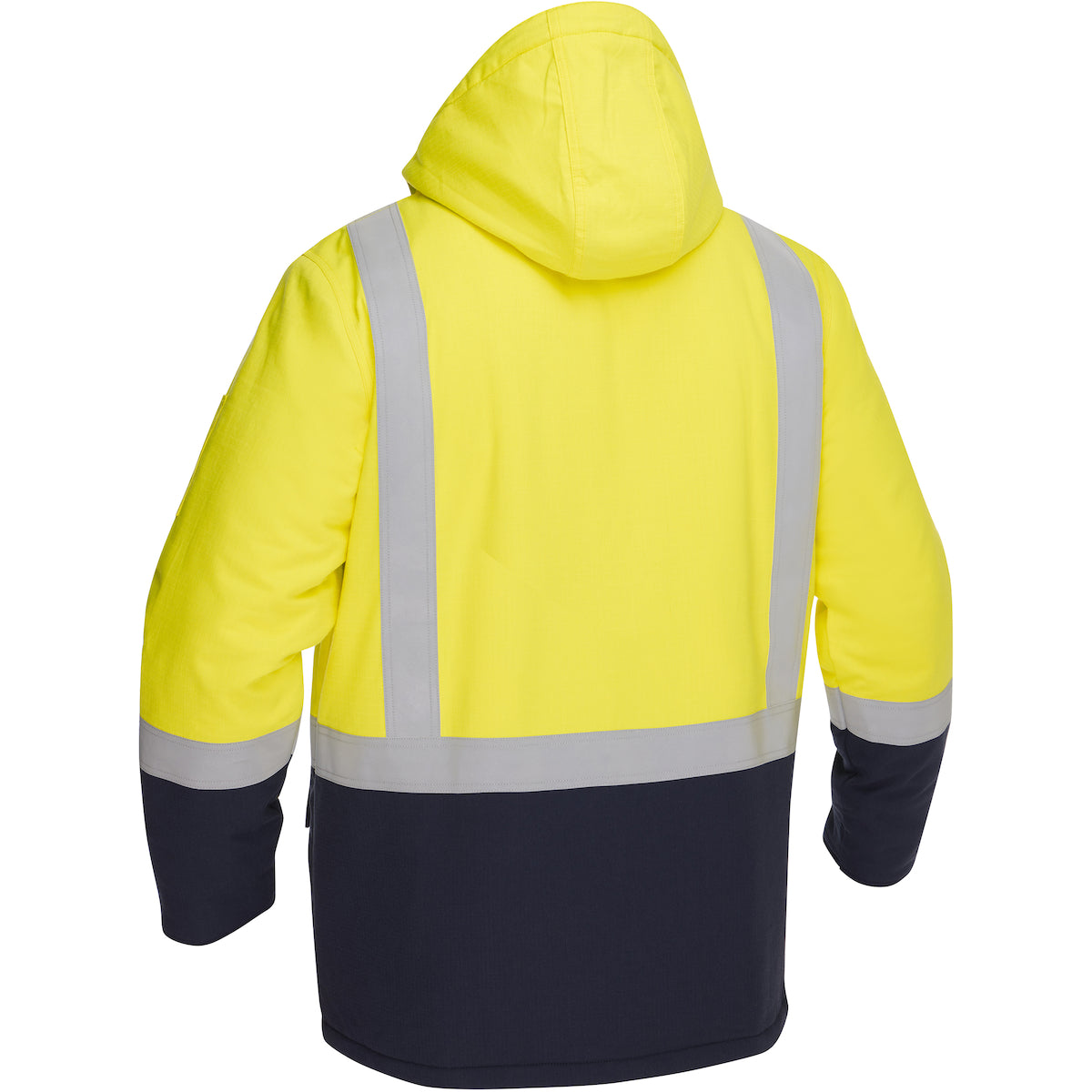 Bisley 385M8387H AR/FR Insulated Parka, Lime/Navy, detail 2