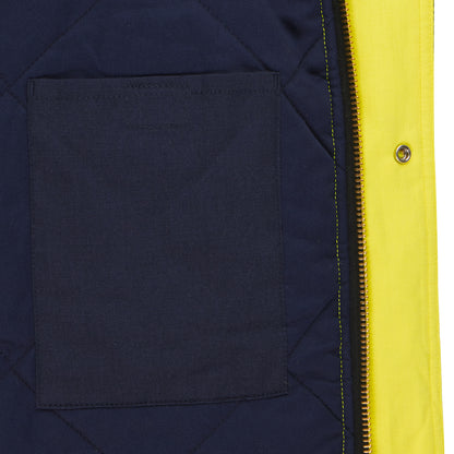 Bisley 385M8387H AR/FR Insulated Parka, Lime/Navy, detail 5