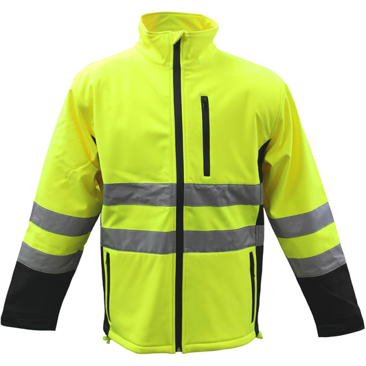 Boss 3SS7000 Waterproof Softshell Jacket, lime, detail