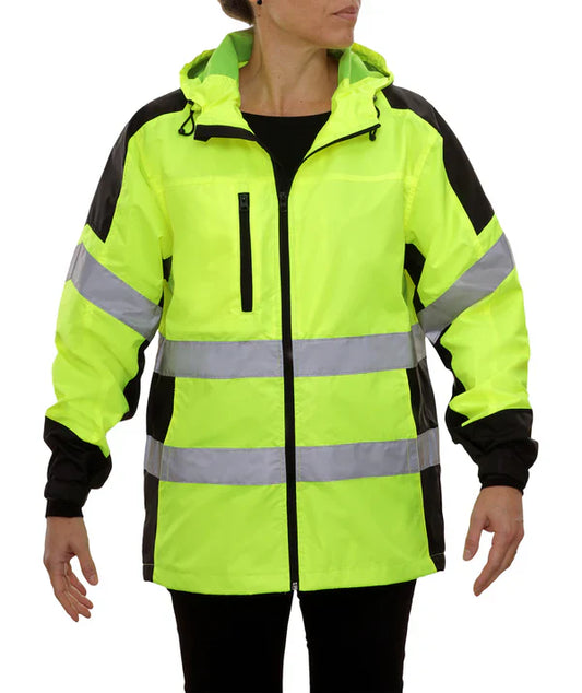 24-407GT Water-Resistant Safety Windbreaker w/NALCO Water logo