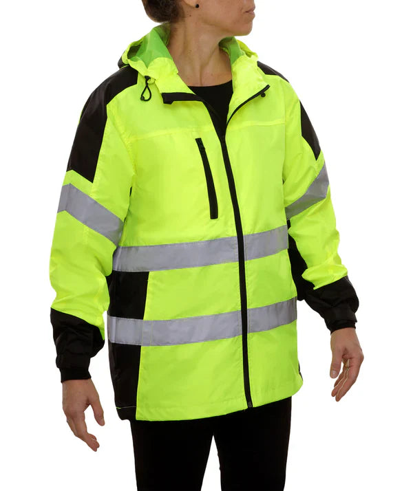 24-407GT Water-Resistant Safety Windbreaker w/NALCO Water logo