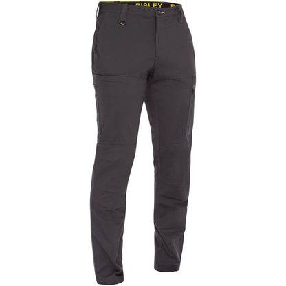 Bisley 411M6150 Stretch Ripstop Vented Work Pants, gray, front