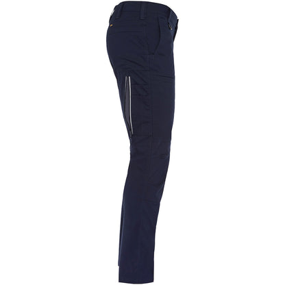 Bisley 411M6150 Stretch Ripstop Vented Work Pants, navy, right side