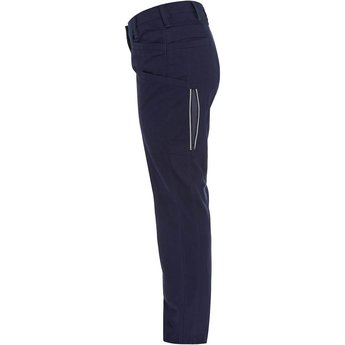Bisley 411W6150 Women's Stretch Ripstop Vented Work Pants, navy, left side