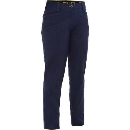 Bisley 411W6150 Women's Stretch Ripstop Vented Work Pants, navy, front