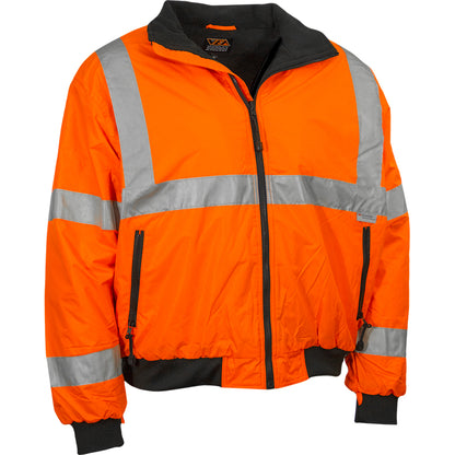 24-421ST Systems Gear ANSI Type R Class 3 Water-Resistant 3-Seasons Jacket - Inner Liner - Orange - Three-Quarter