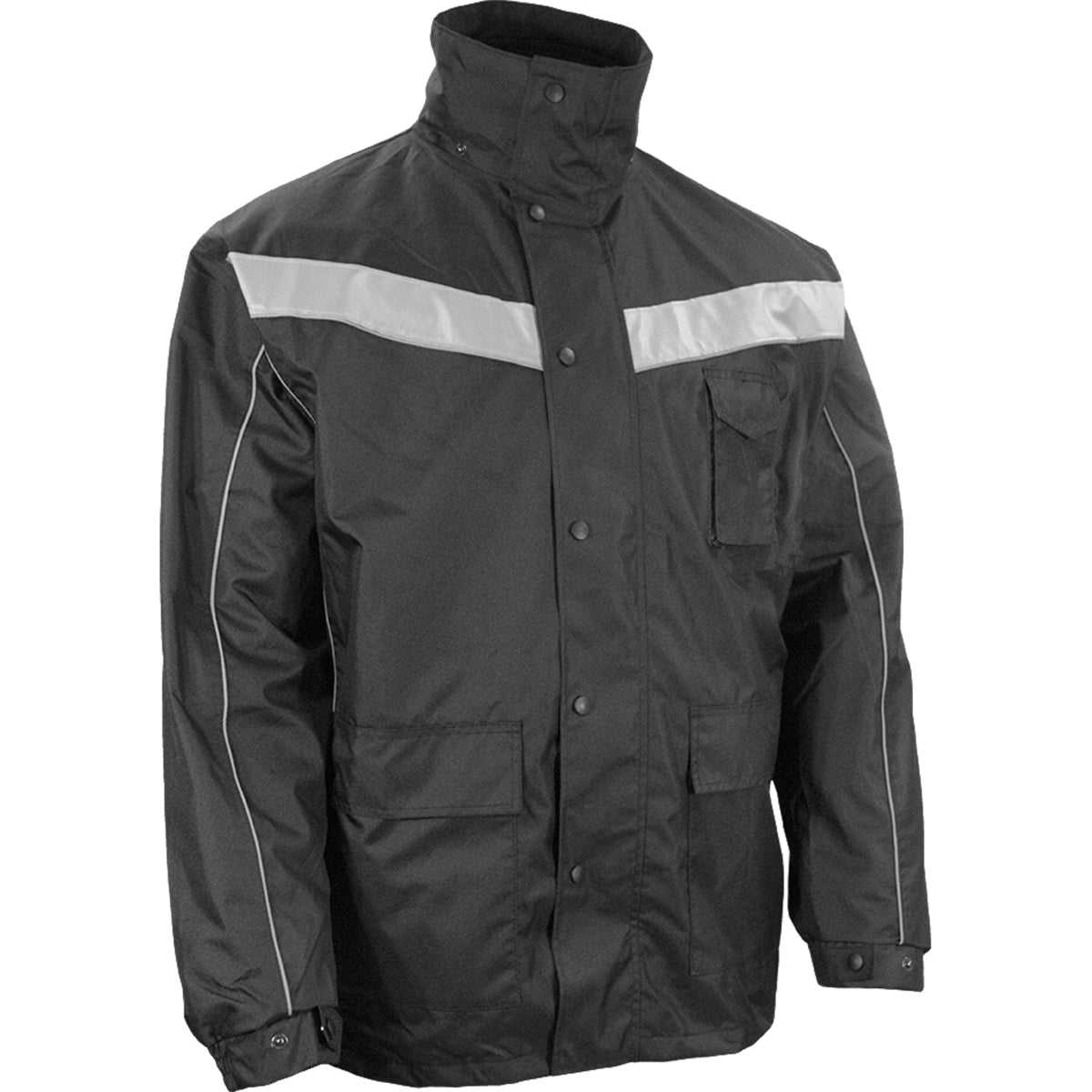 24-431ST Systems Gear Black Waterproof Parka Shell (Non-ANSI) - Black - Three-Quarter