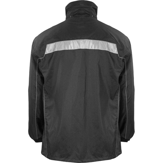 24-431ST Systems Gear Black Waterproof Parka Shell (Non-ANSI) - Black - Back