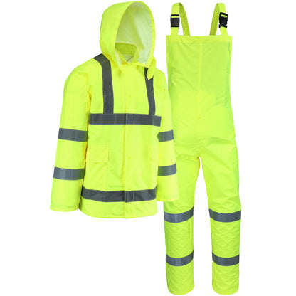 PIP 4033 Three-Piece Rainsuit, lime, alternate view