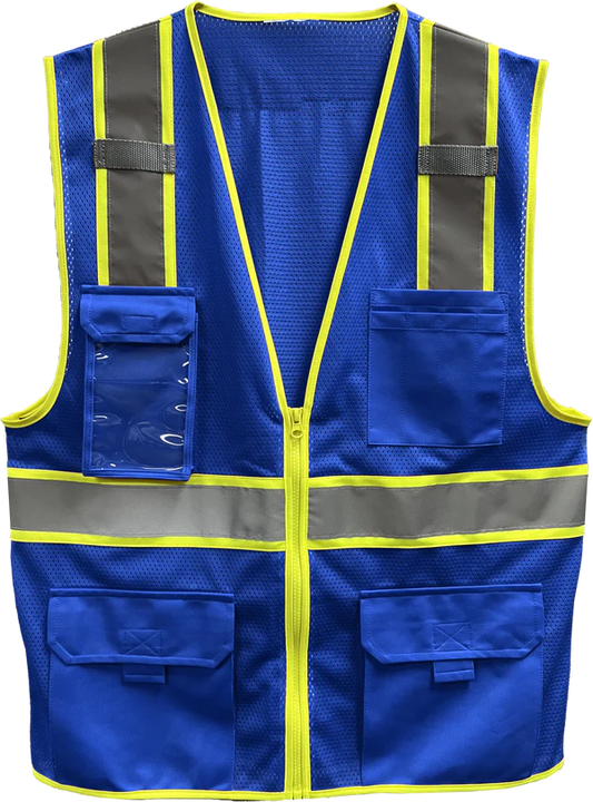 24-500GT Enhanced Visibility Two-Tone Five Pocket Mesh Vest