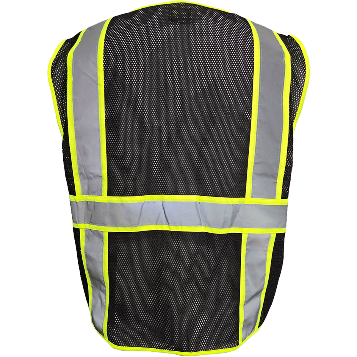 24-500GT Enhanced Visibility Five Pocket Mesh Vest - Black - Back