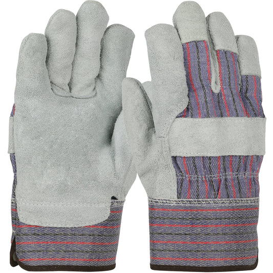 PIP 558 Economy Grade Split Cowhide Leather Palm Glove