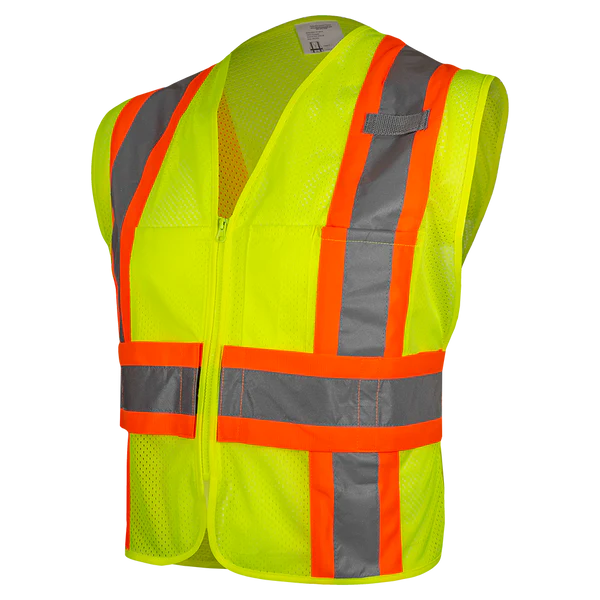 Orange and Green Vest