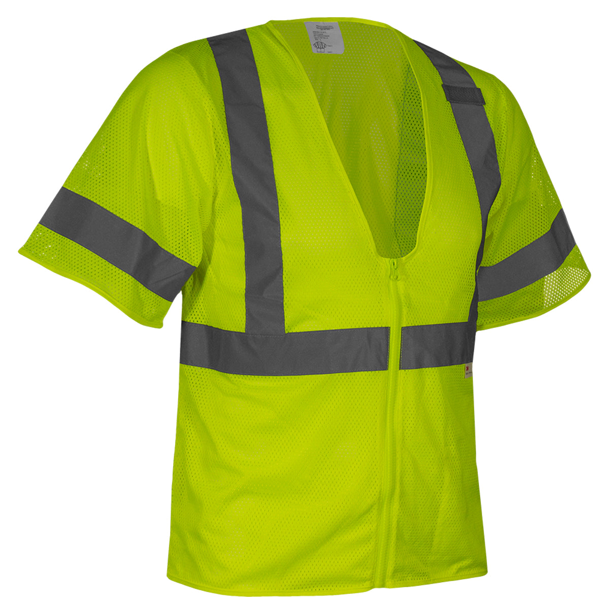 24-583ET ANSI Type R Class 3 Value Mesh Vest - Lime - 3/4 Right
