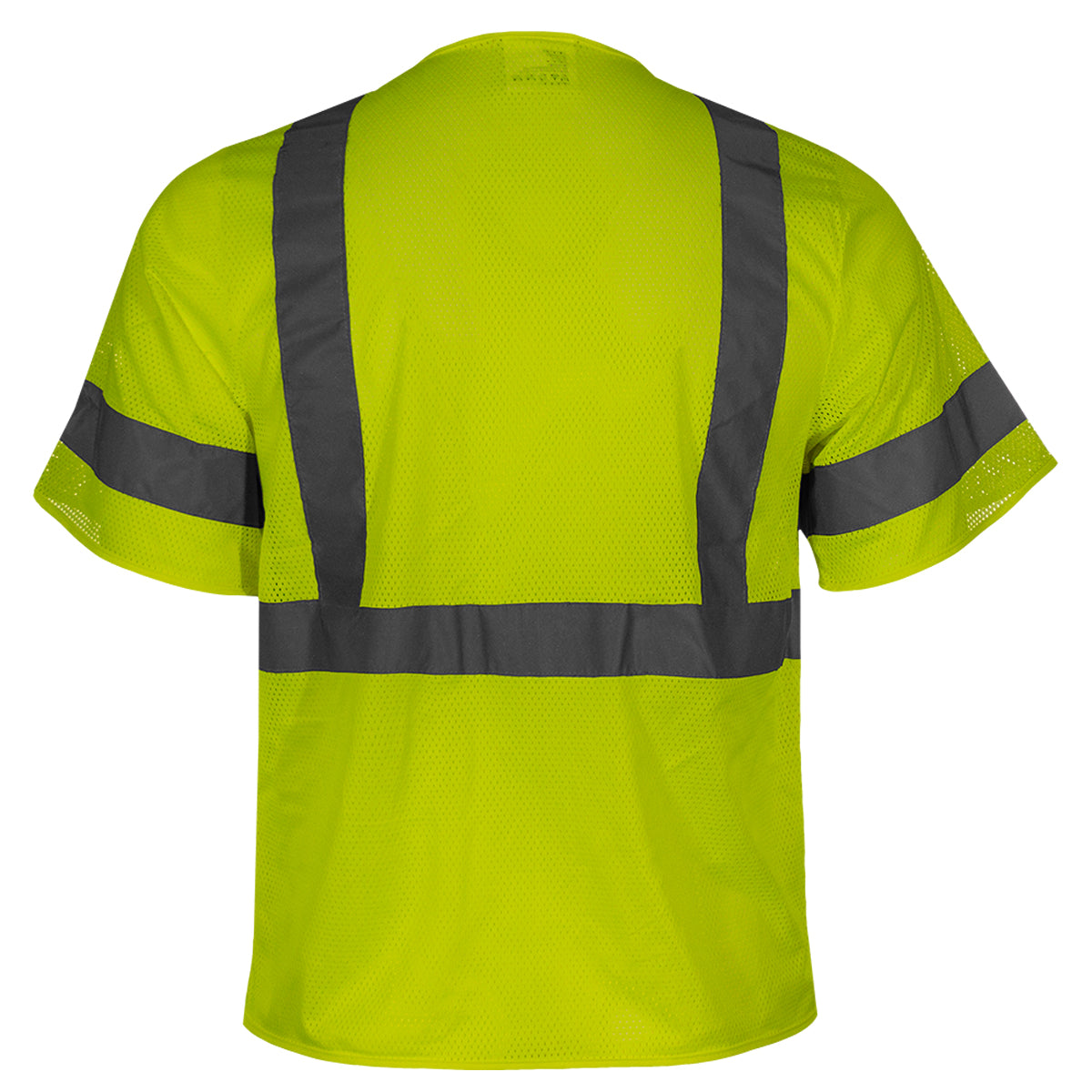 24-583ET ANSI Type R Class 3 Value Mesh Vest - Lime - Back