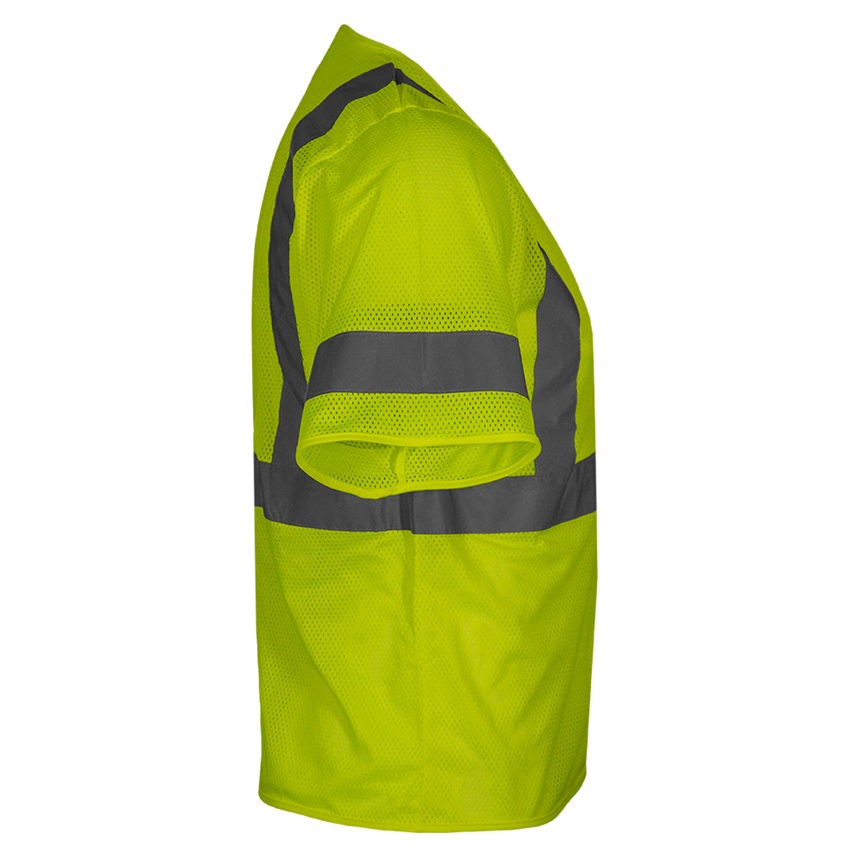 24-583ET ANSI Type R Class 3 Value Mesh Vest - Lime - Right Side