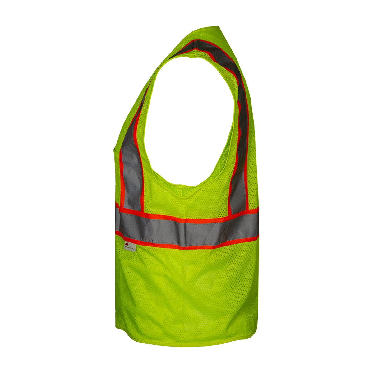 Reflective Apparel 586ET Value Mesh Vest, lime, left side