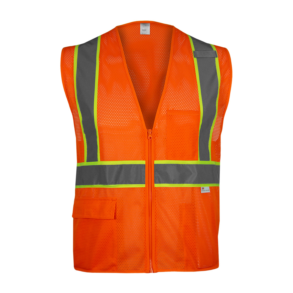 Reflective Apparel 586ET Value Mesh Vest, orange, front