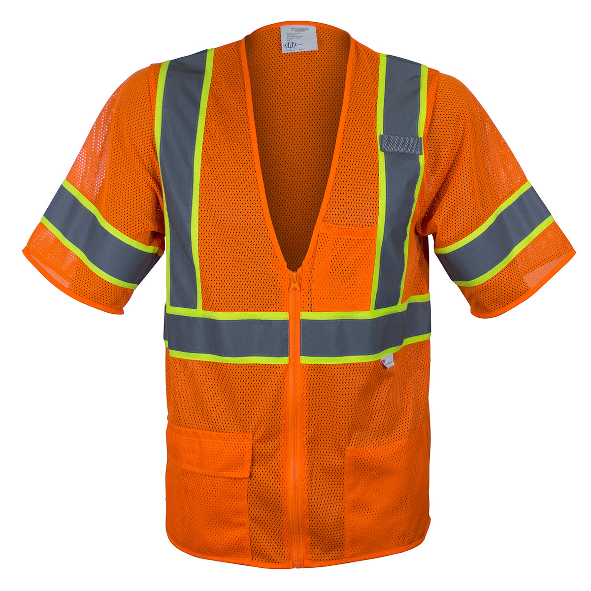 Reflective Apparel 588ET Value Mesh Vest, orange, front