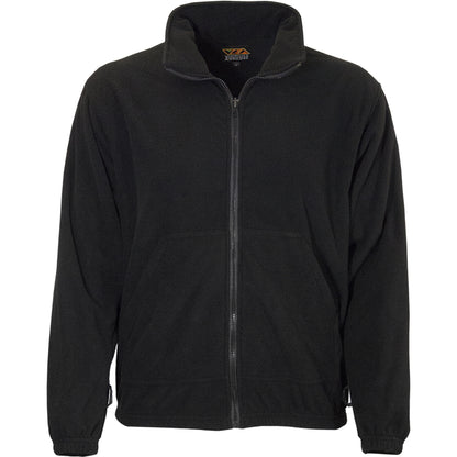 Reflective Apparel 620NT Full Zip Fleece Sweatshirt, black, front
