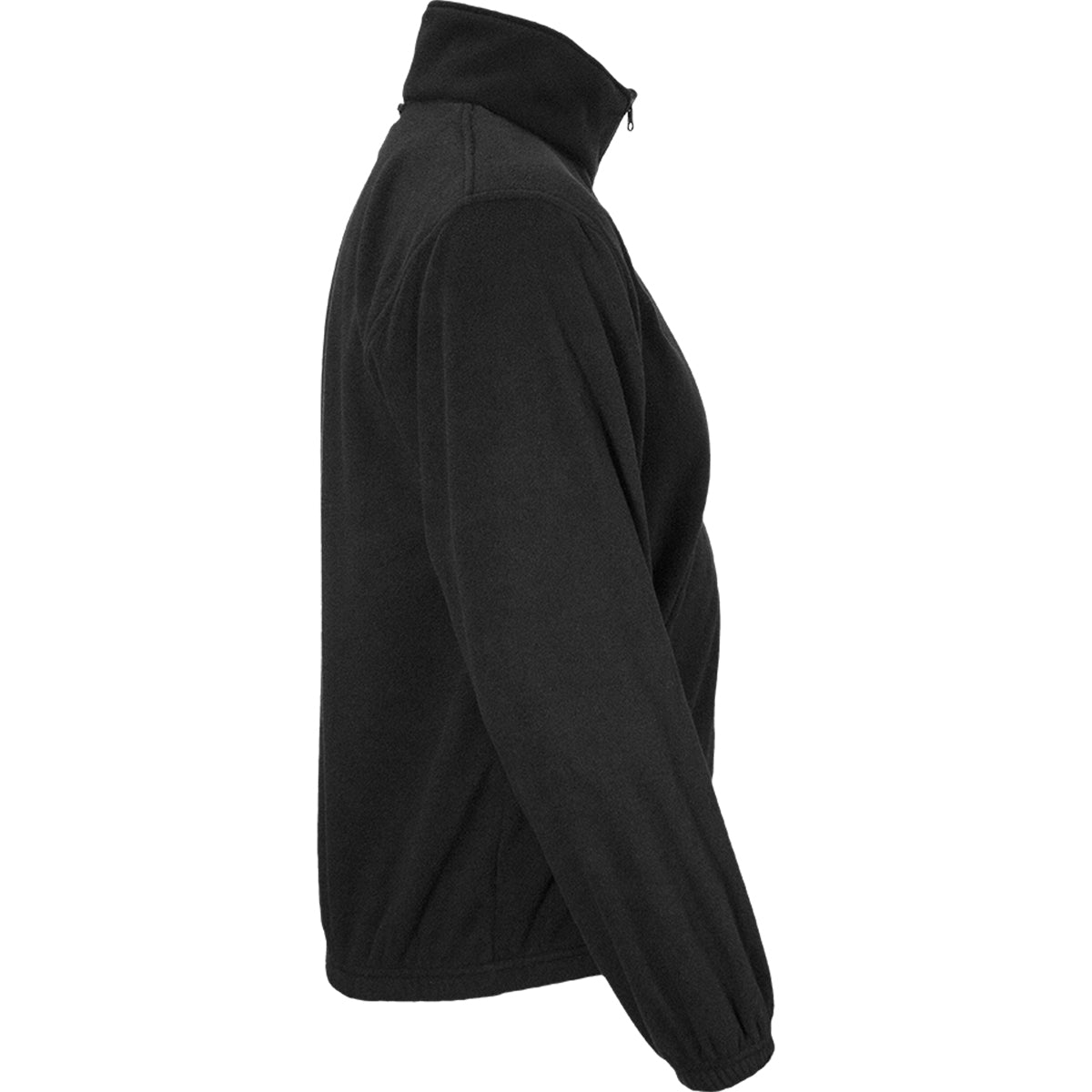 Reflective Apparel 620NT Full Zip Fleece Sweatshirt, black, right side