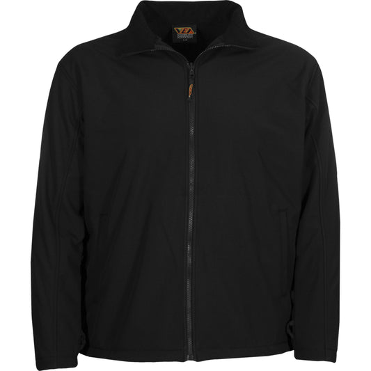 Reflective Apparel 625NT Full Zip Waterproof Softshell Jacket, black, front