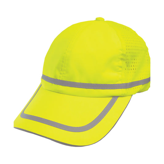 24-803ST Baseball Hat with Adjustable Sweatband - Lime - 3/4 View
